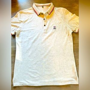 COPY - Psycho Bunny Polo -grey (Robert Godley design)